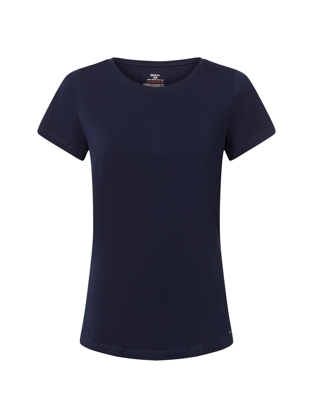 SKINY Pyjama-Shirt Damen Jersey blau, 44