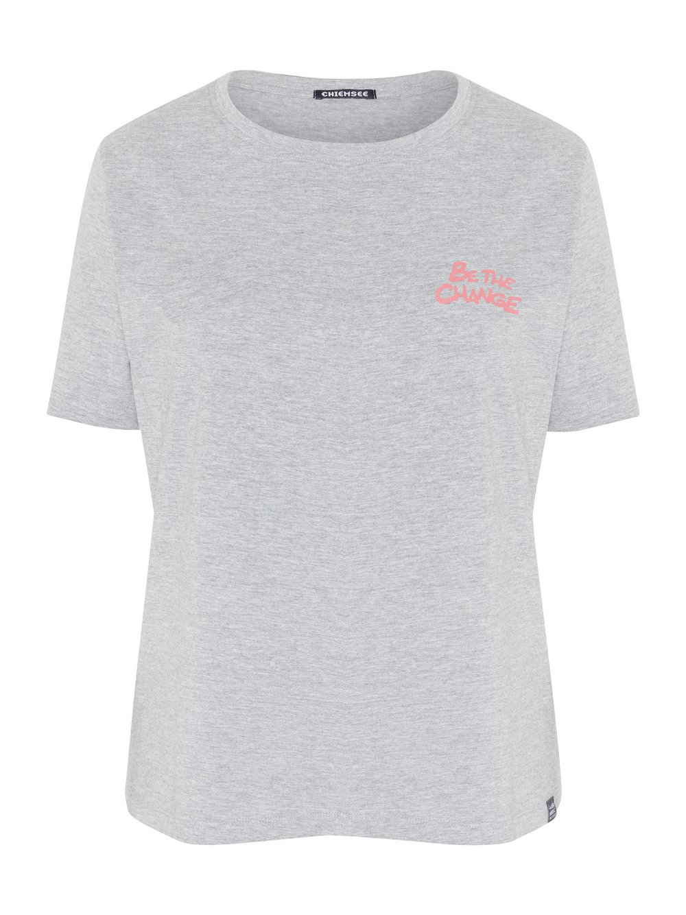 Thumbnail - Chiemsee T-Shirt Damen Baumwolle grau bedruckt, M