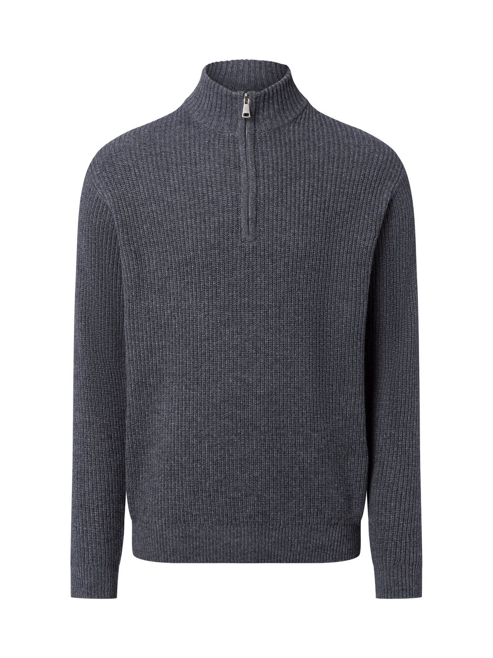 Andrew James Pure Cashmere Troyer Herren grau meliert, M
