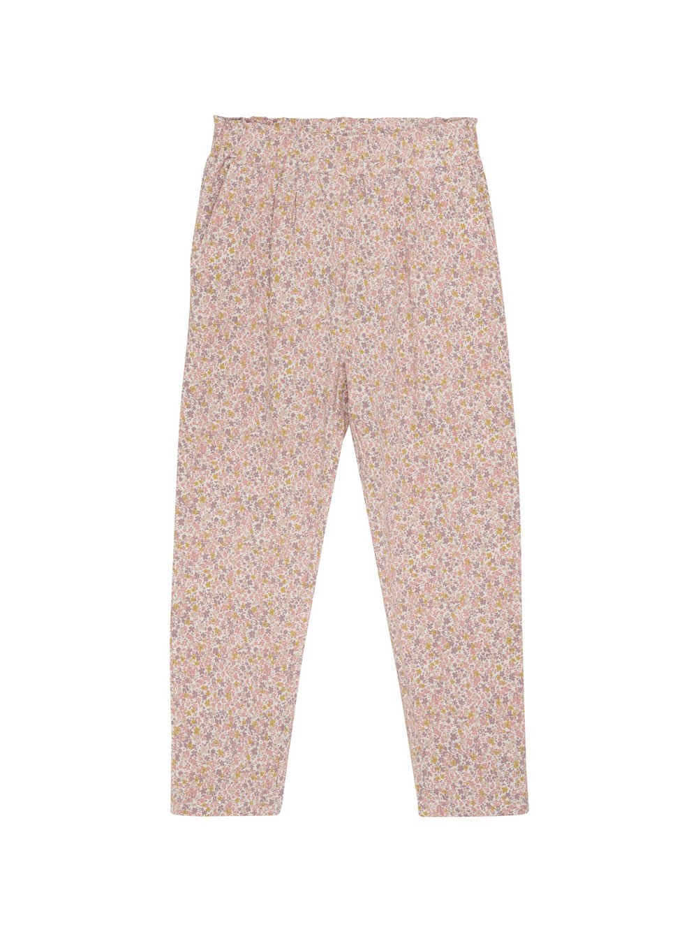 Minymo Relaxhose Mädchen Textil rosa gemustert, 128