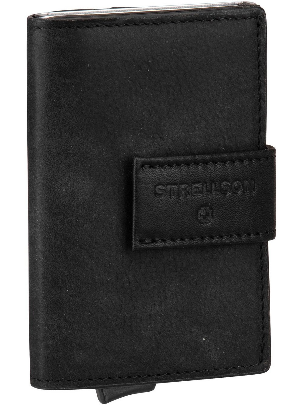 Strellson Kreditkartenetui Damen Leder schwarz, ONE SIZE