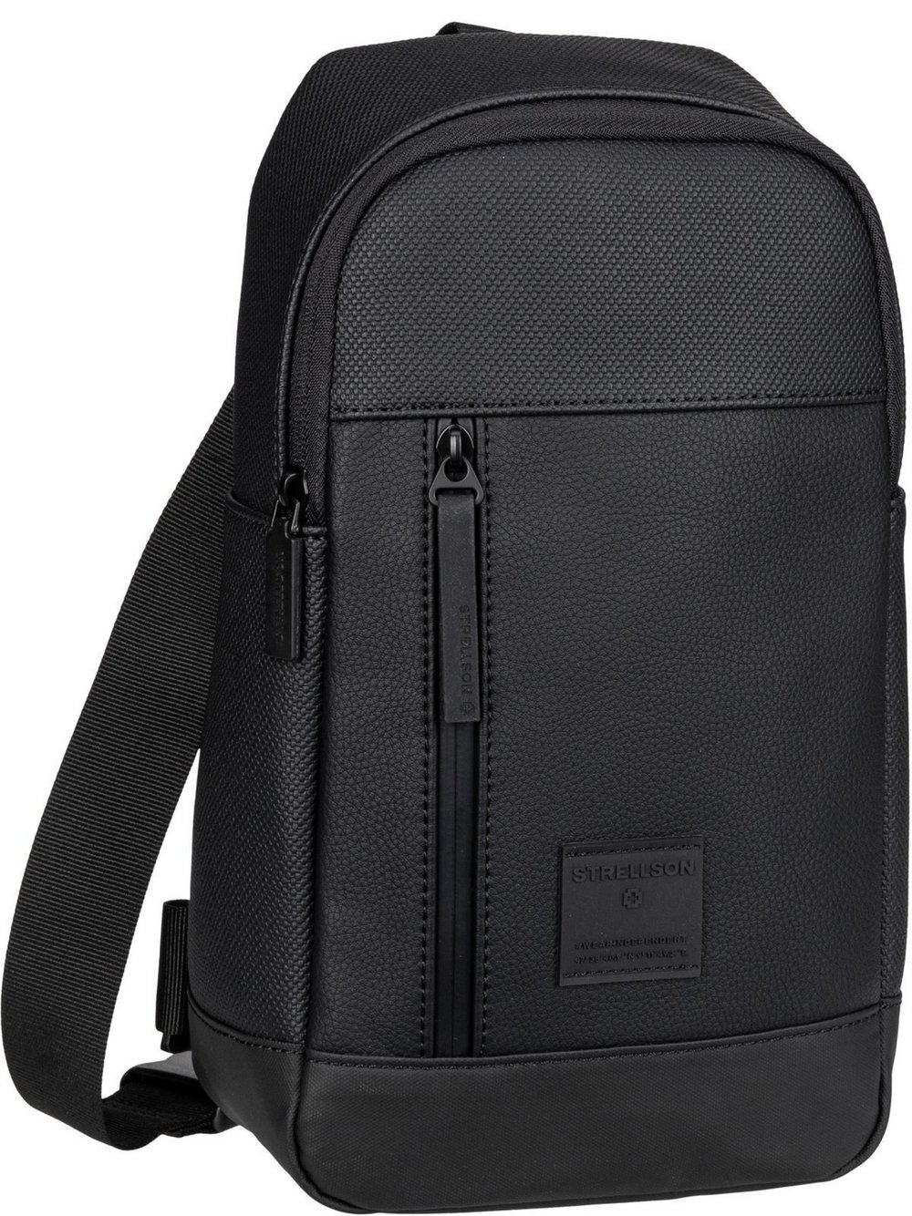 Strellson Rucksack Herren Kunstleder schwarz, ONE SIZE