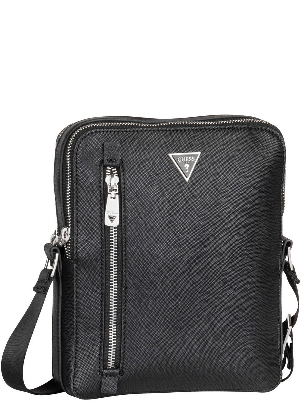 Thumbnail - GUESS Bodybag Herren Kunstleder schwarz, ONE SIZE