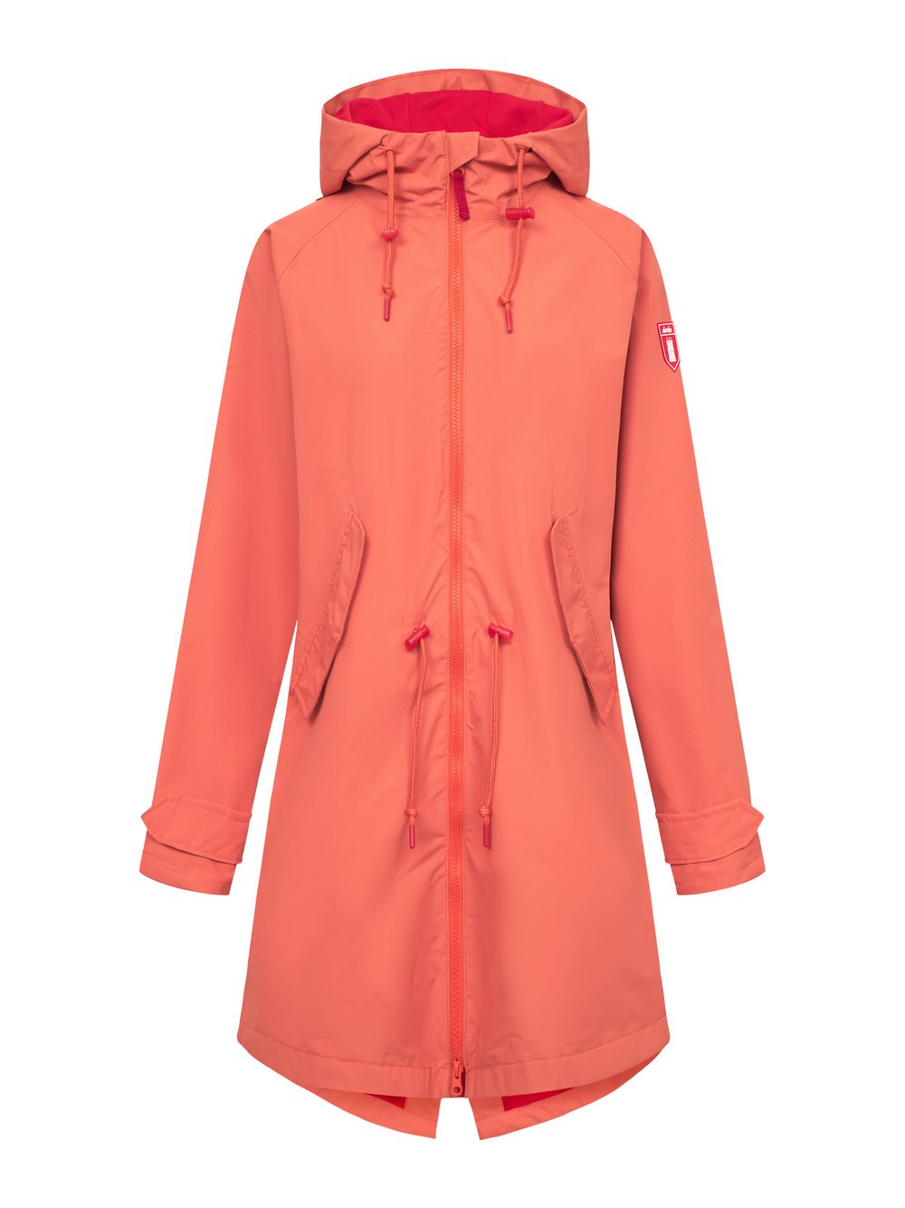 Derbe Regenmantel Damen orange, 40