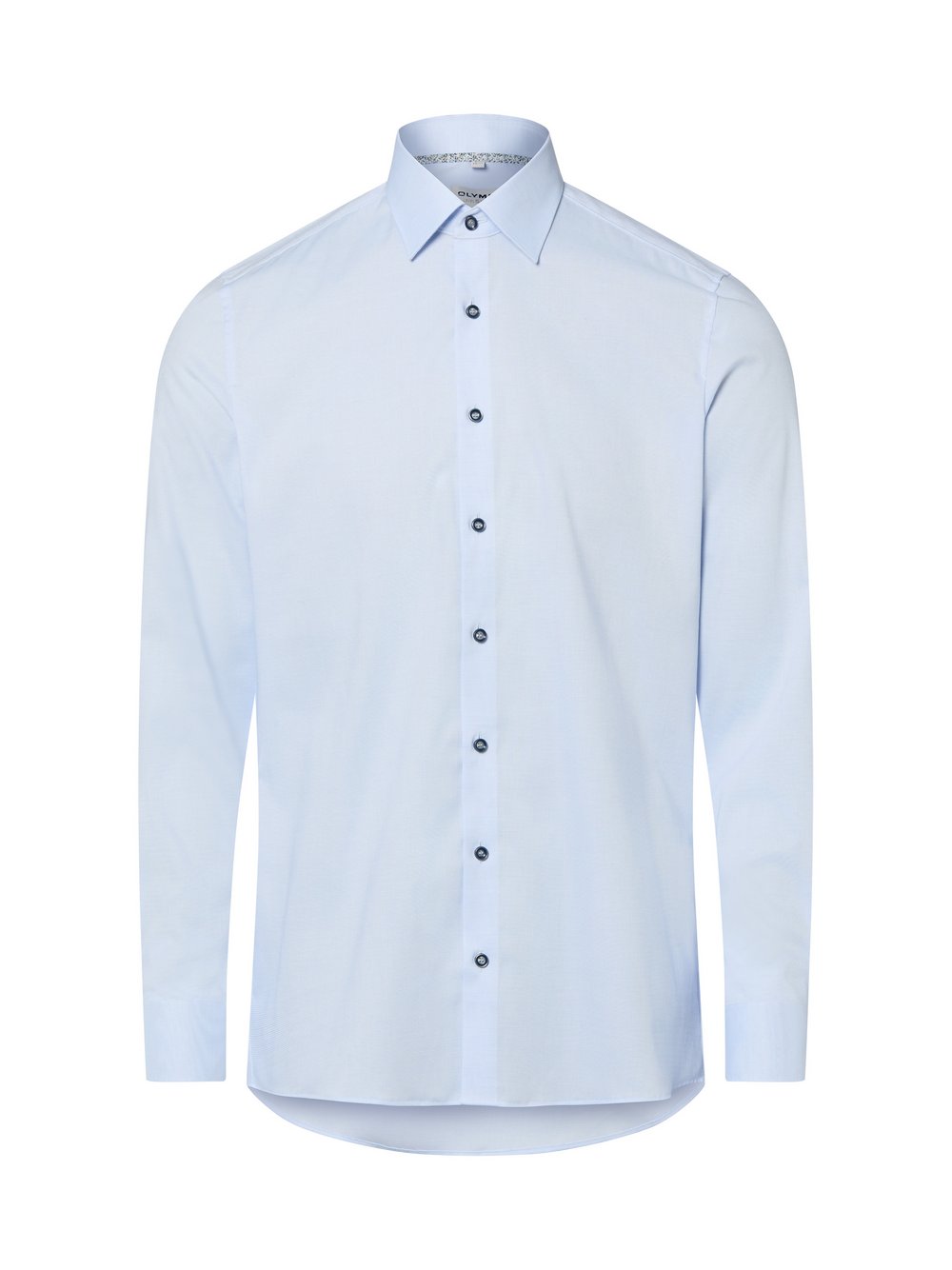 OLYMP Level Five Businesshemd Herren Regular Fit Baumwolle blau meliert, 41