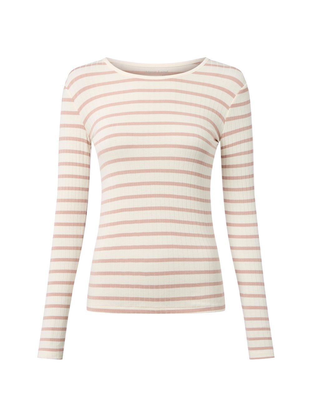 Marie Lund Langarmshirt Damen Viskose mehrfarbig gestreift, L