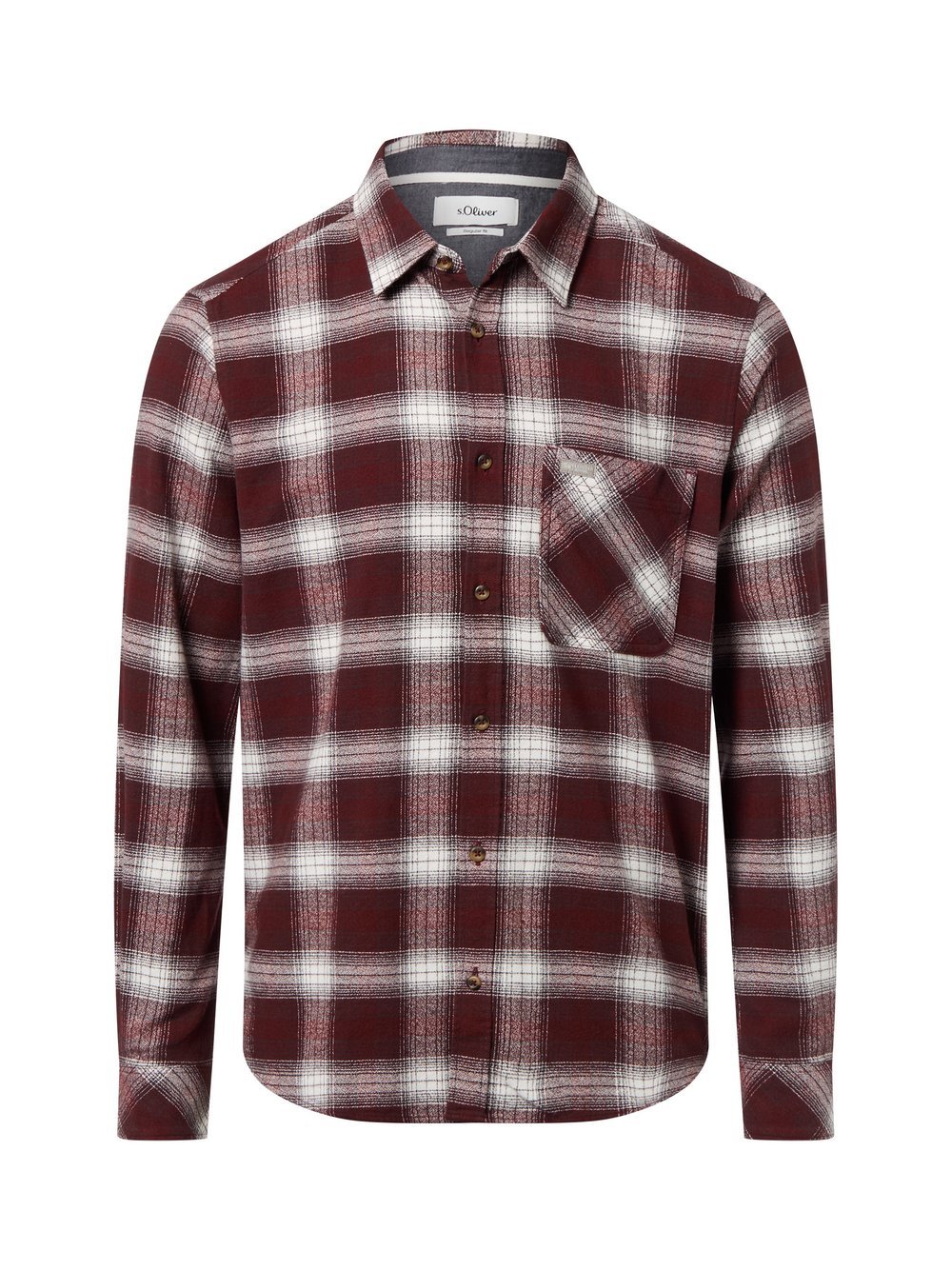 s.Oliver Hemd Herren Regular Fit Baumwolle mehrfarbig kariert, XL
