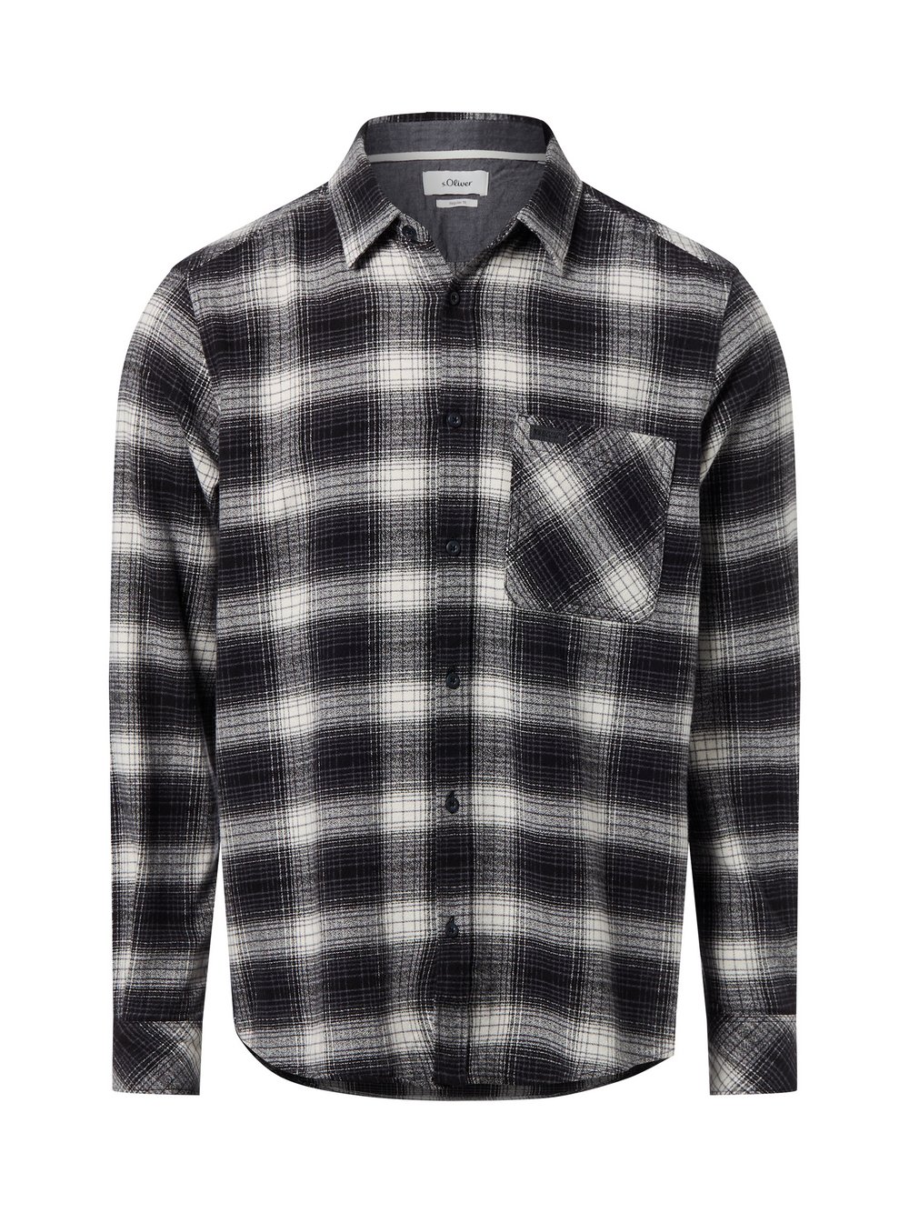 Thumbnail - s.Oliver Hemd Herren Regular Fit Baumwolle mehrfarbig kariert, XL