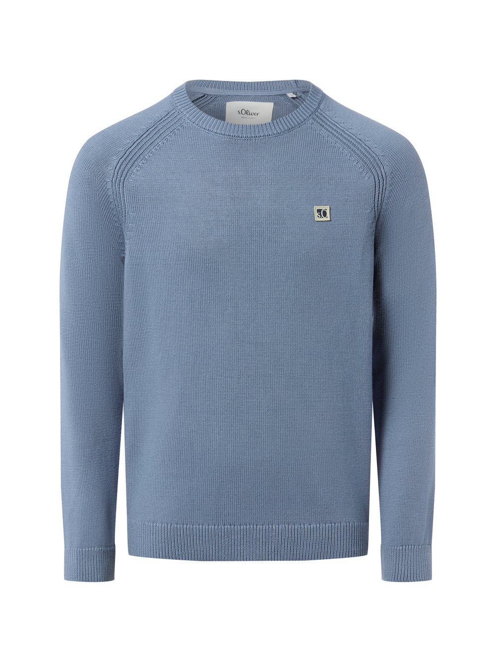 Thumbnail - s.Oliver Strickpullover Herren Baumwolle blau, M