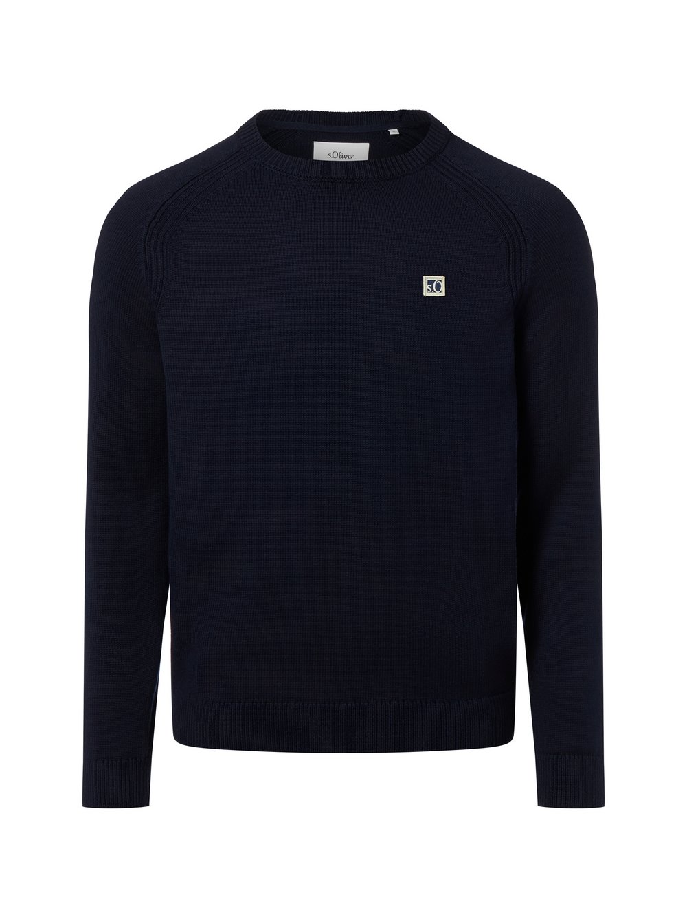 s.Oliver Strickpullover Herren Baumwolle blau, M