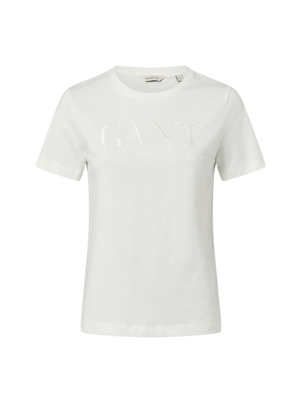 Gant T-Shirt Damen Baumwolle weiß, XS