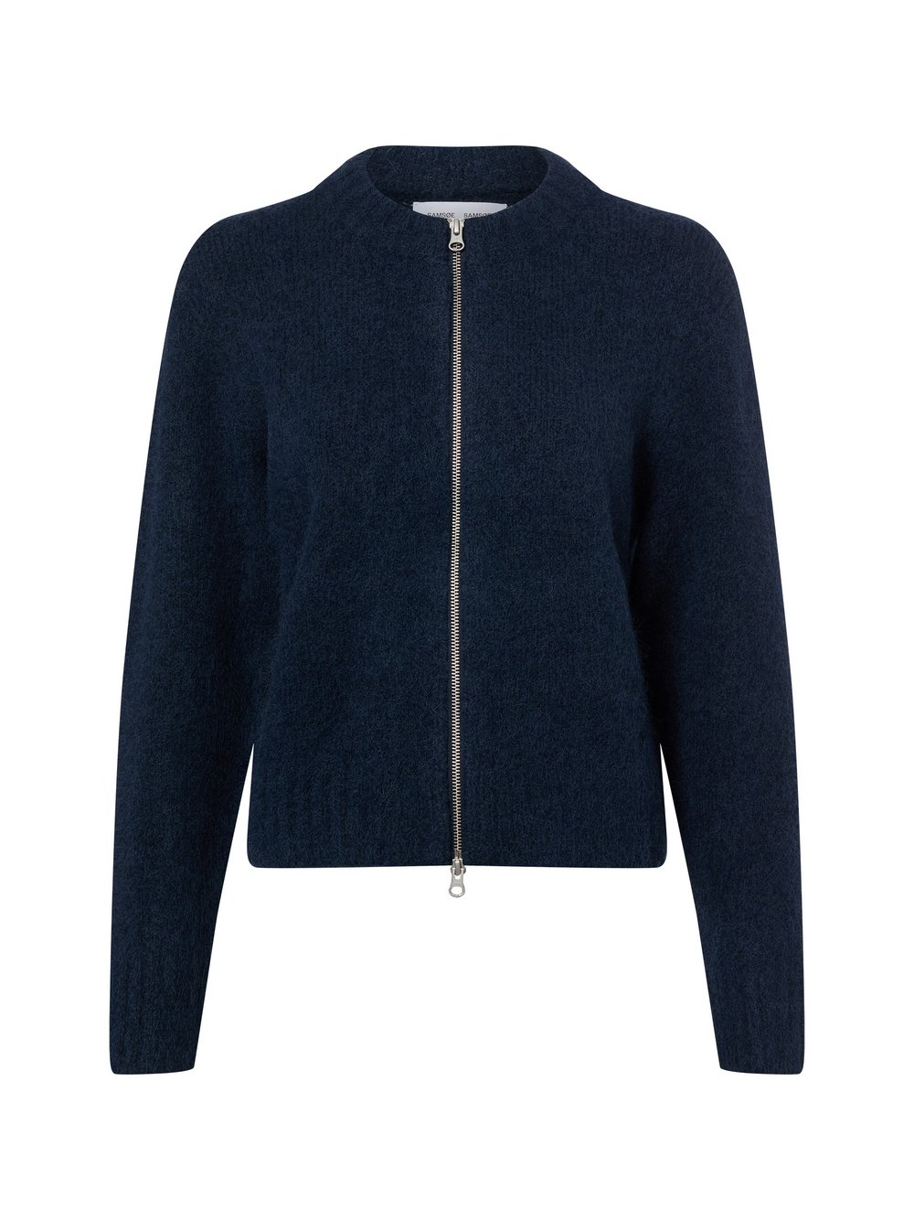 Samsøe Samsøe Strickjacke mit Alpaka Damen Wolle blau, M