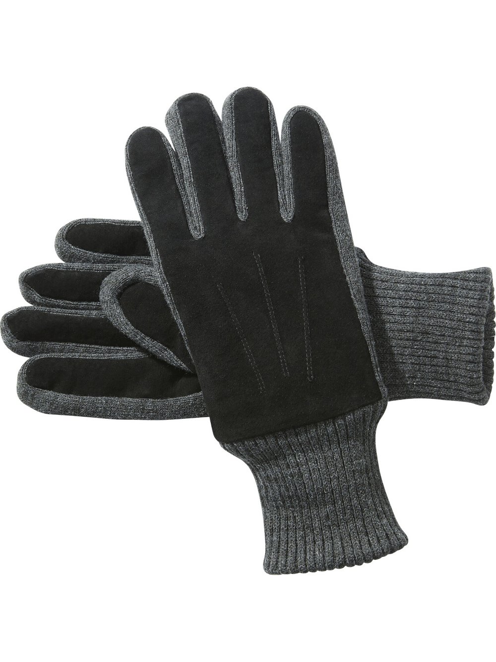 Thumbnail - BABISTA Handschuh Herren Leder grau, ONE SIZE