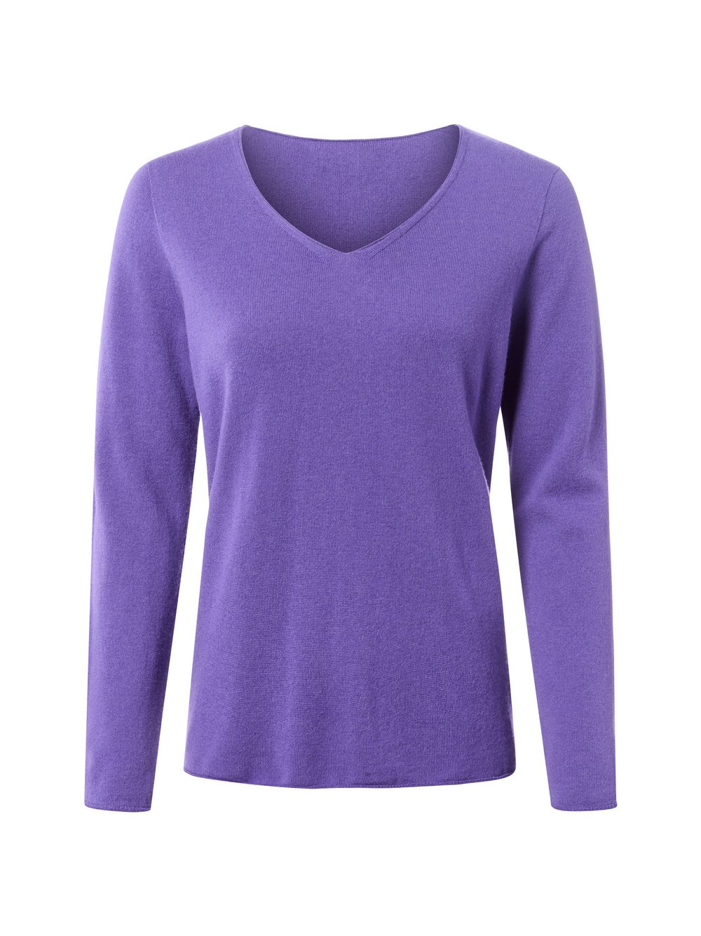MAERZ Strickpullover aus Merino Damen Wolle lila, 36