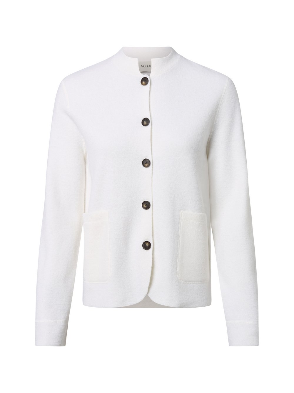 MAERZ Strickjacke aus Schurwolle Damen weiß, 36