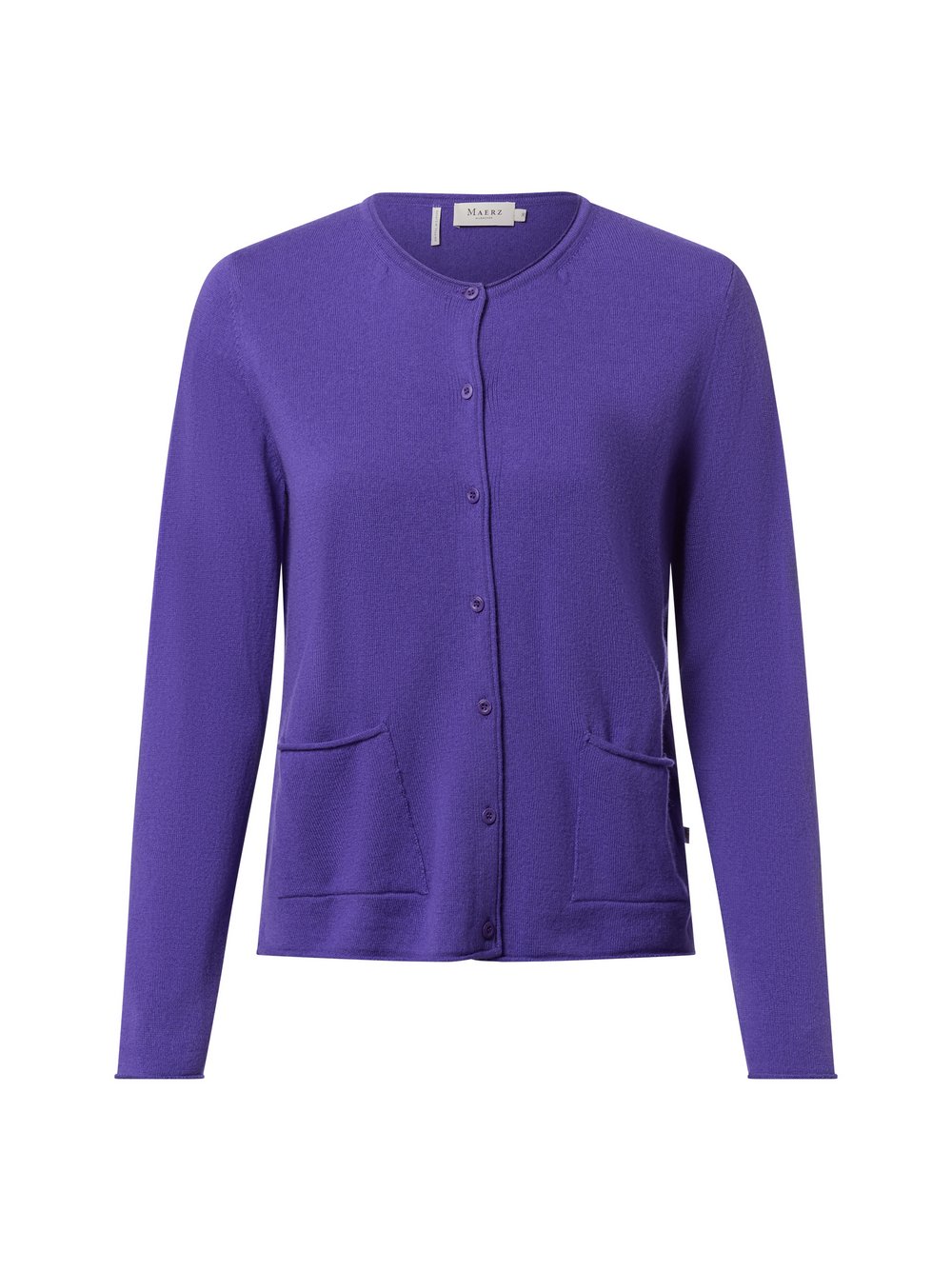 MAERZ Strickjacke aus Merino Damen Feinstrick lila, 44