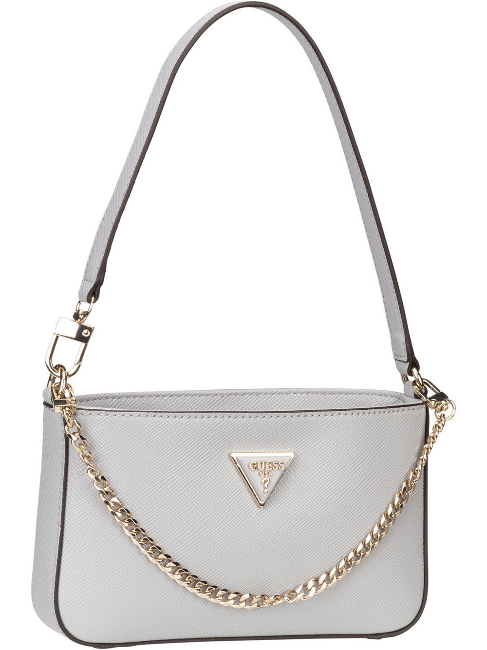 GUESS Handtasche Damen Kunstleder grau, ONE SIZE