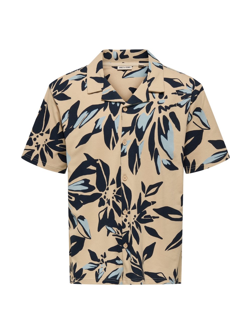 Only&Sons Hemd Herren Comfort Fit Baumwolle mehrfarbig gemustert, S