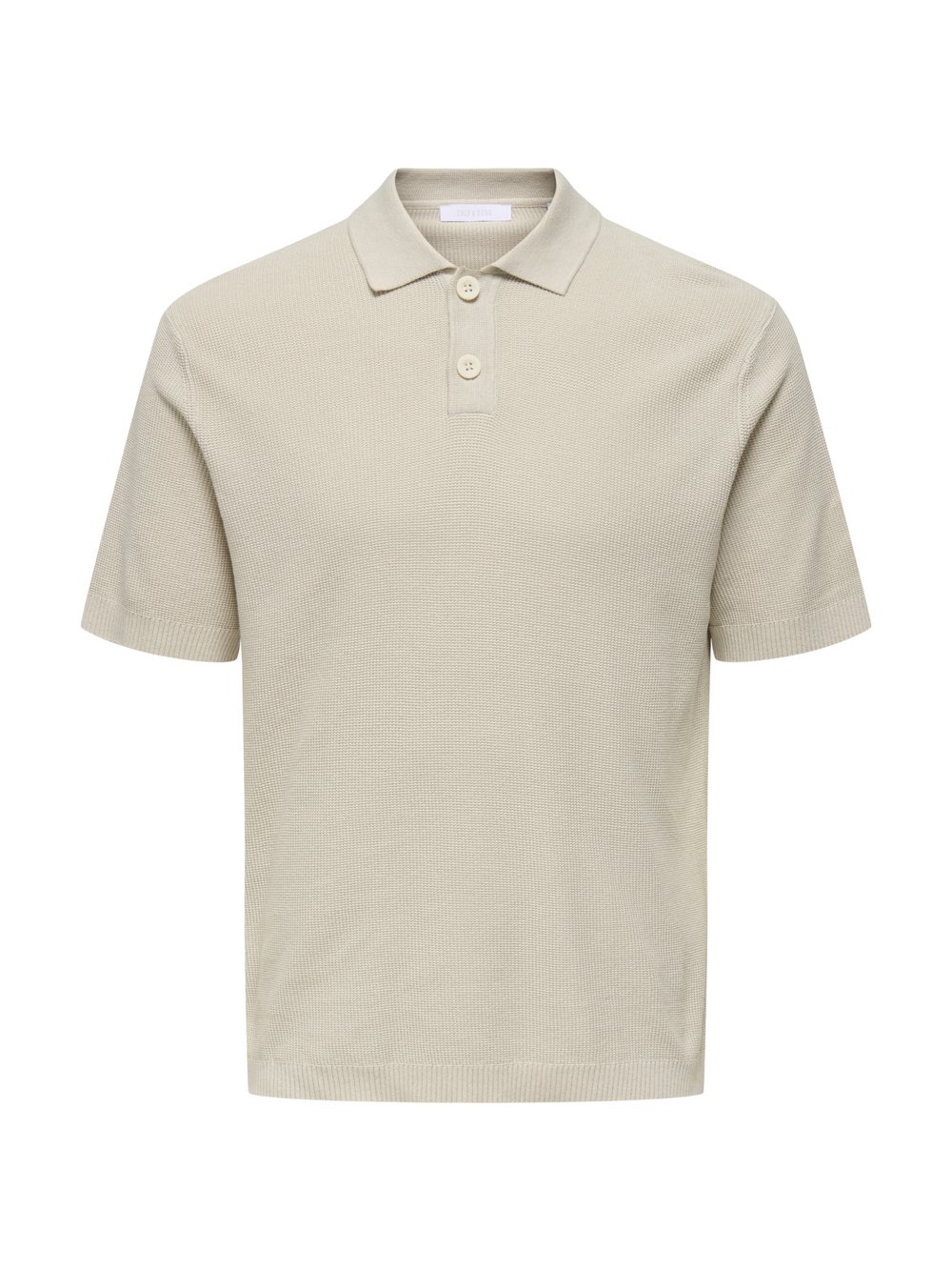 Only&Sons Poloshirt Herren Baumwolle beige, XXL