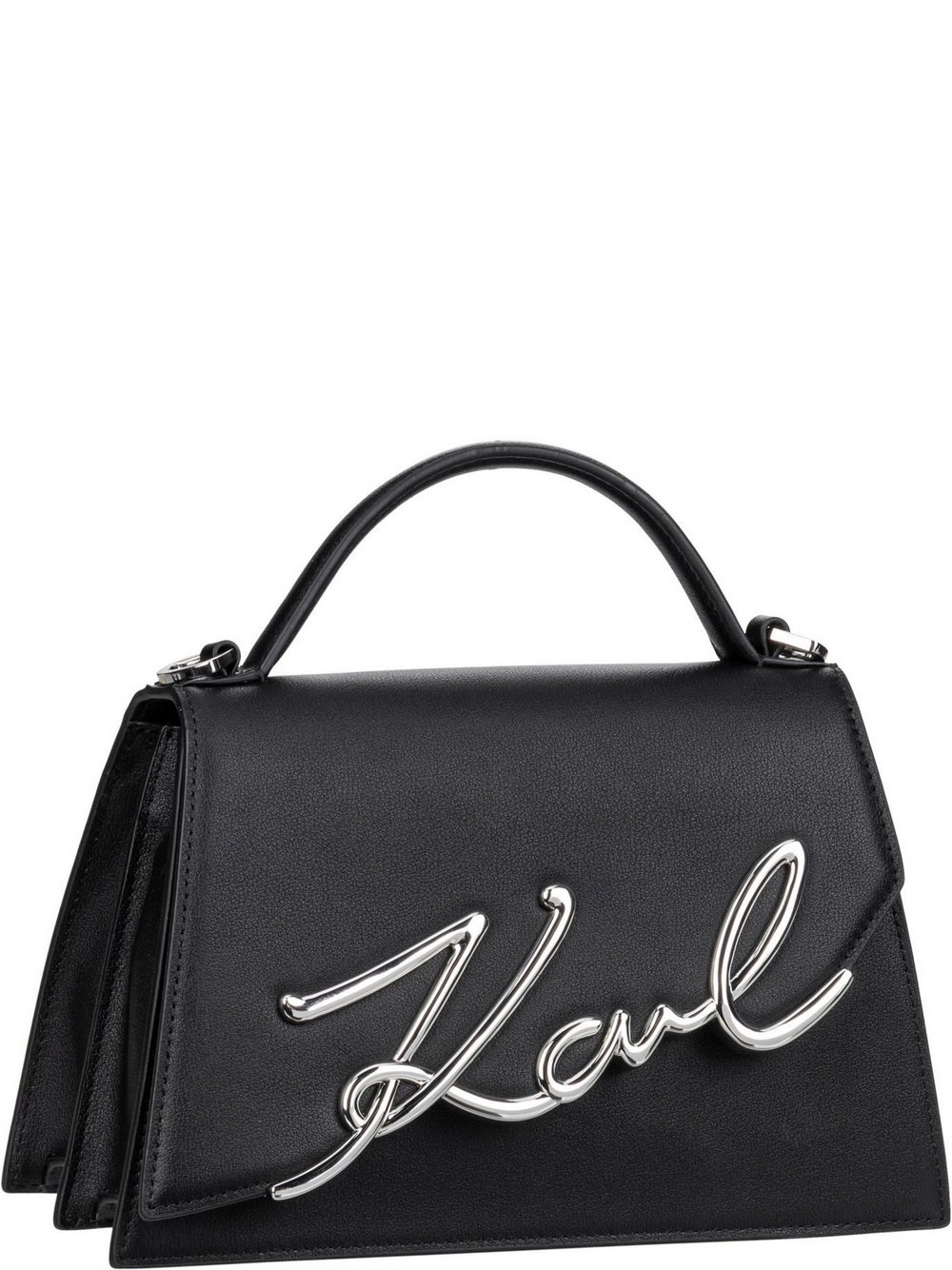 KARL LAGERFELD Handtasche Damen Leder schwarz, ONE SIZE