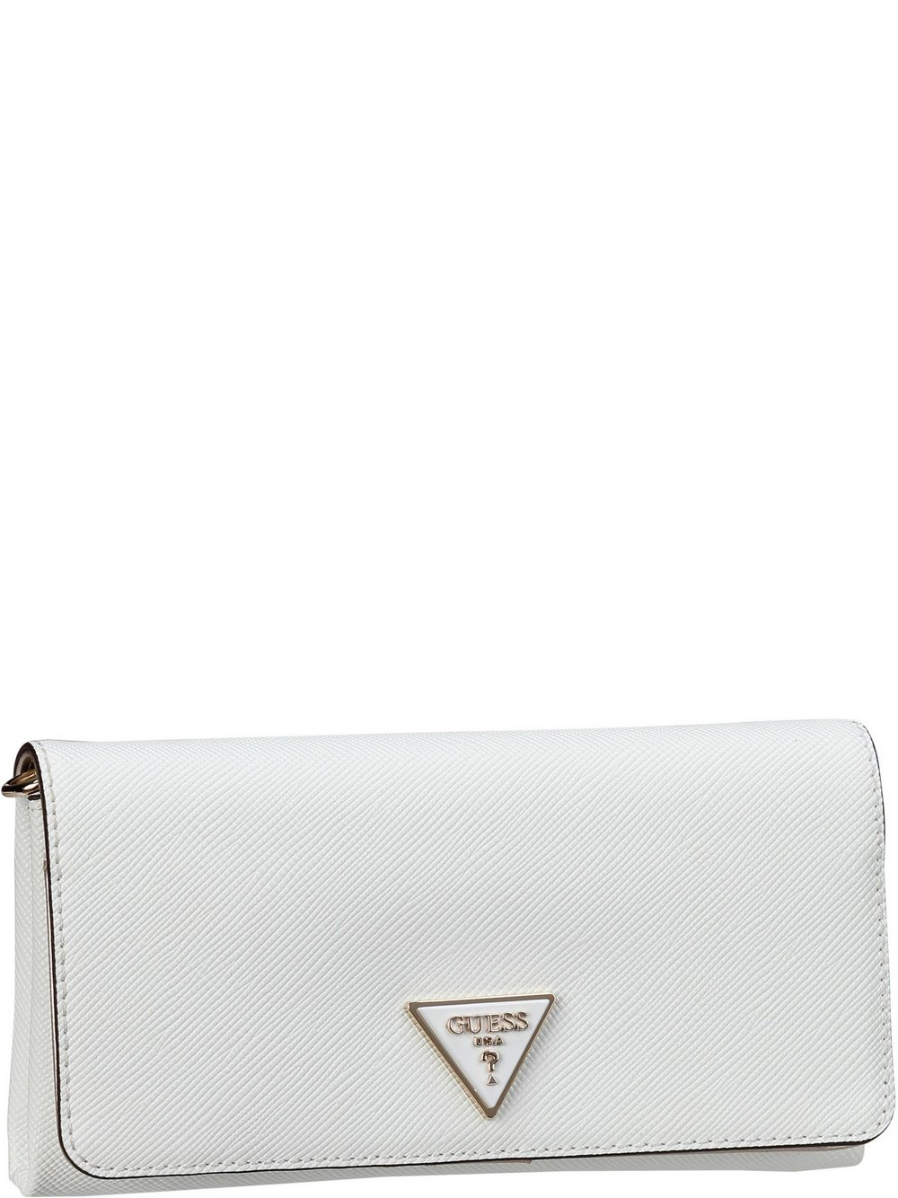 GUESS Clutch Damen Kunstleder weiß, ONE SIZE