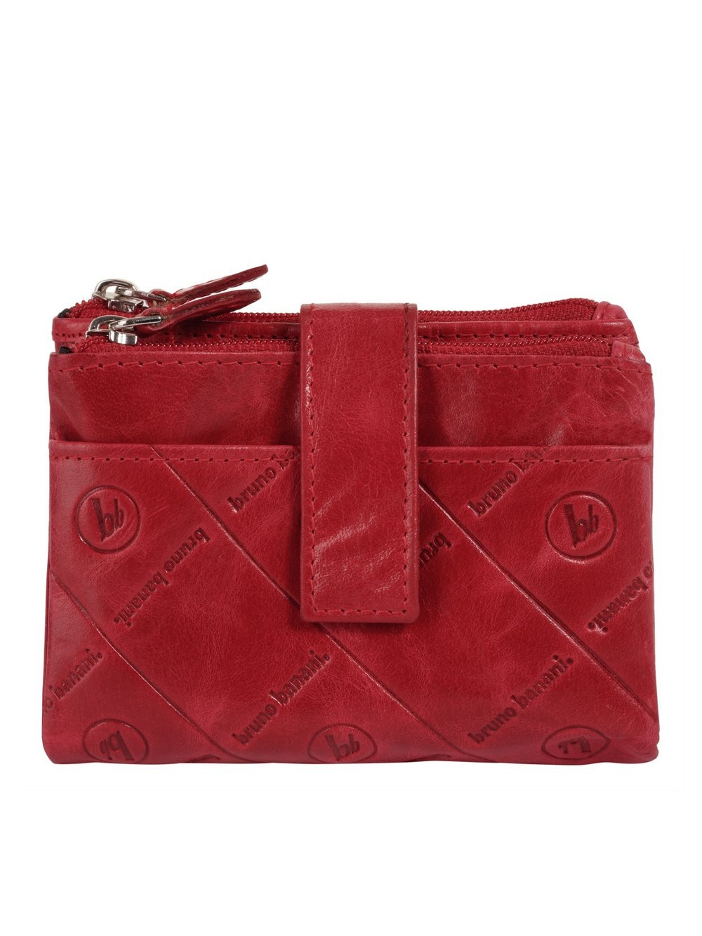 Thumbnail - Bruno Banani Geldbörse Damen Leder rot bedruckt, ONE SIZE