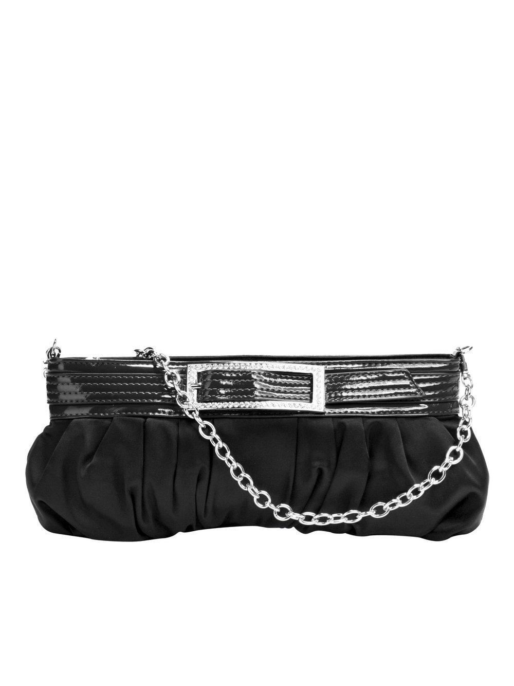 Cluty Abendtasche Damen schwarz, ONE SIZE