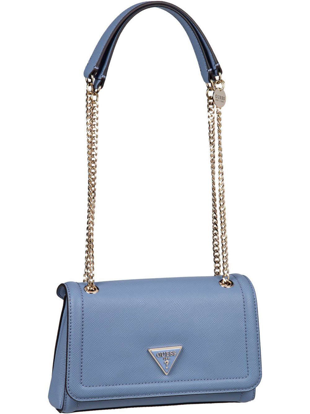 GUESS Handtasche Damen Kunstleder blau, ONE SIZE