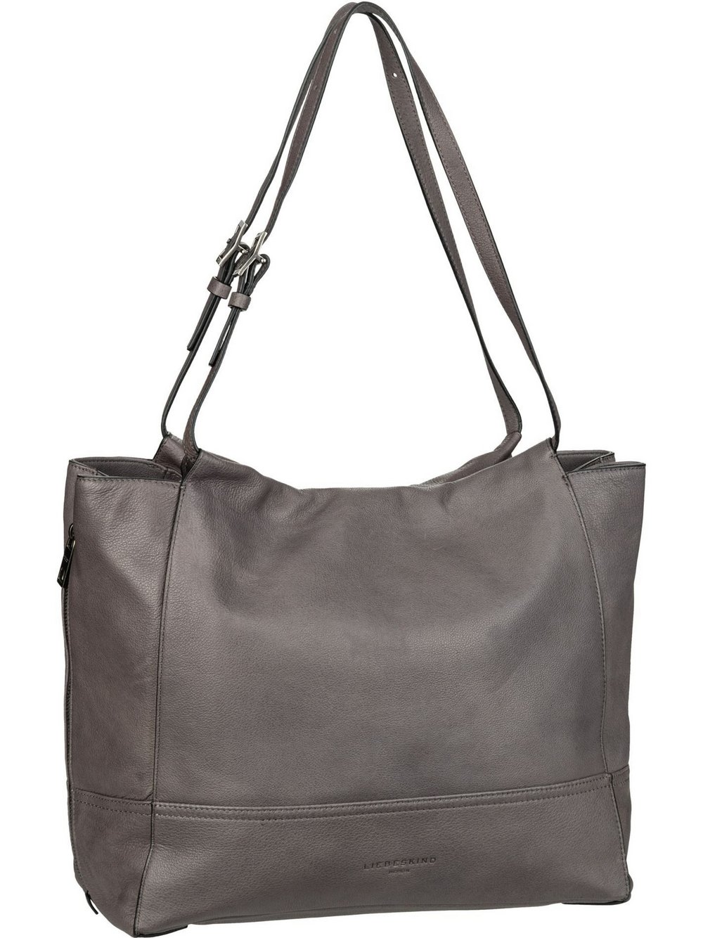 Thumbnail - Liebeskind Berlin Shopper Damen Leder grau, ONE SIZE