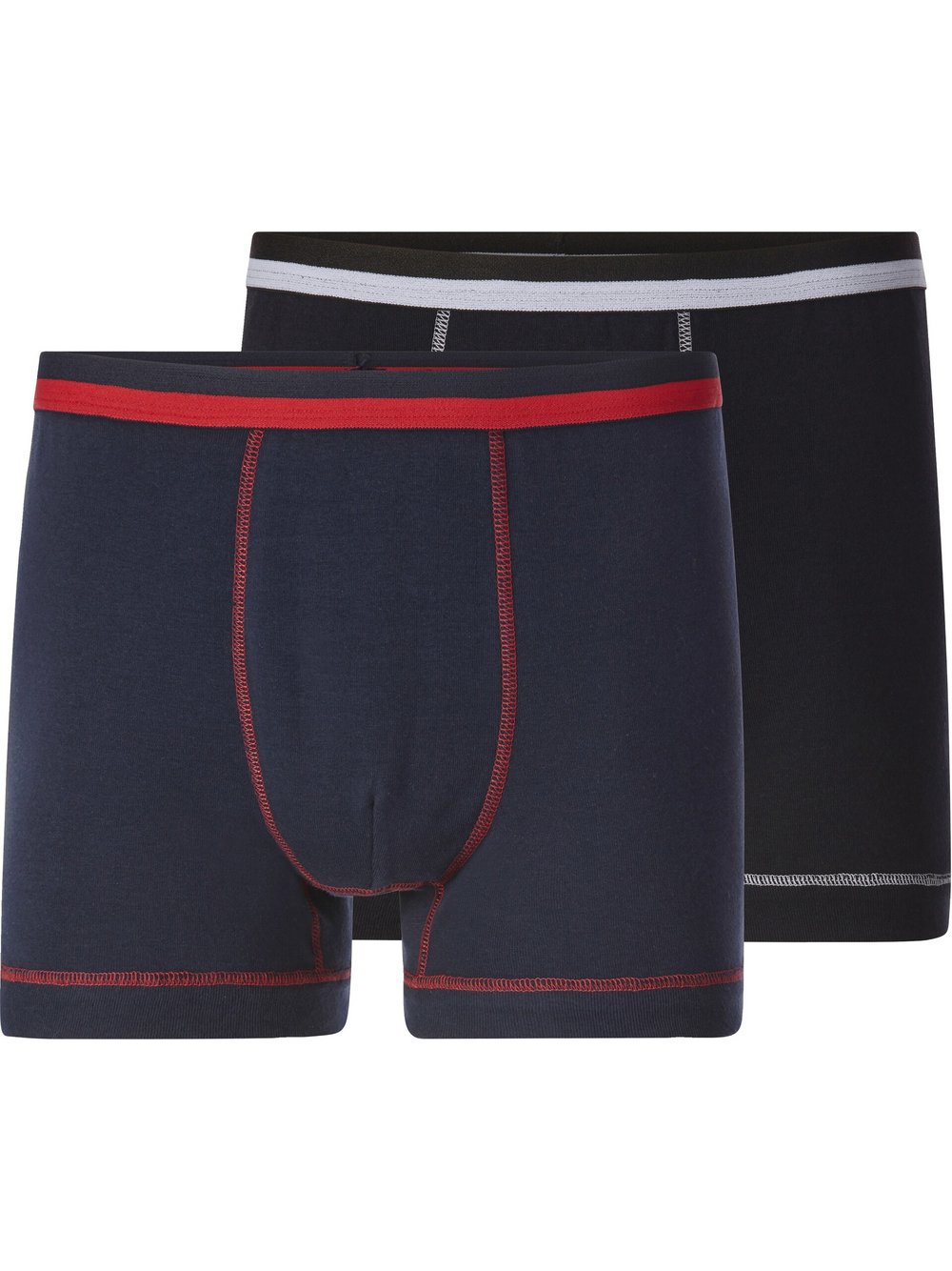 Thumbnail - Jan Vanderstorm 2er Pack Retropants Herren Baumwolle blau gemustert, 7XL