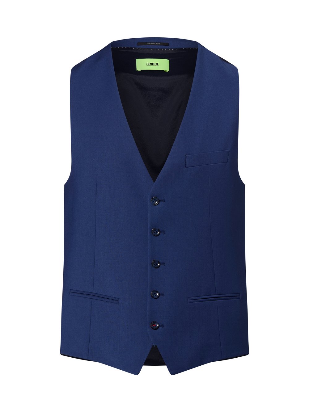 Cinque Baukasten-Anzugweste mit Schurwoll-Anteil Herren Regular Fit blau, 54
