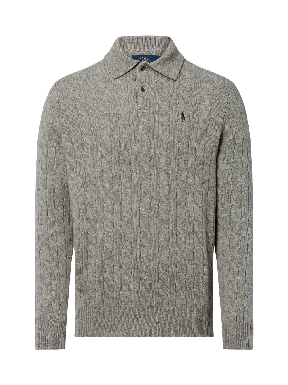 Polo Ralph Lauren Pullover mit Cashmere-Anteil Herren Wolle grau meliert, S