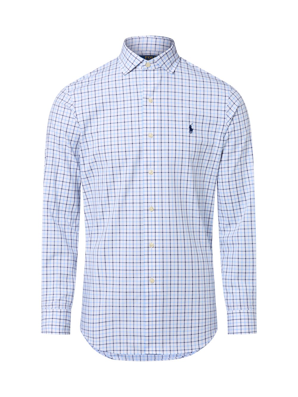 Polo Ralph Lauren Freizeithemd Herren Comfort Fit Baumwolle blau kariert, S