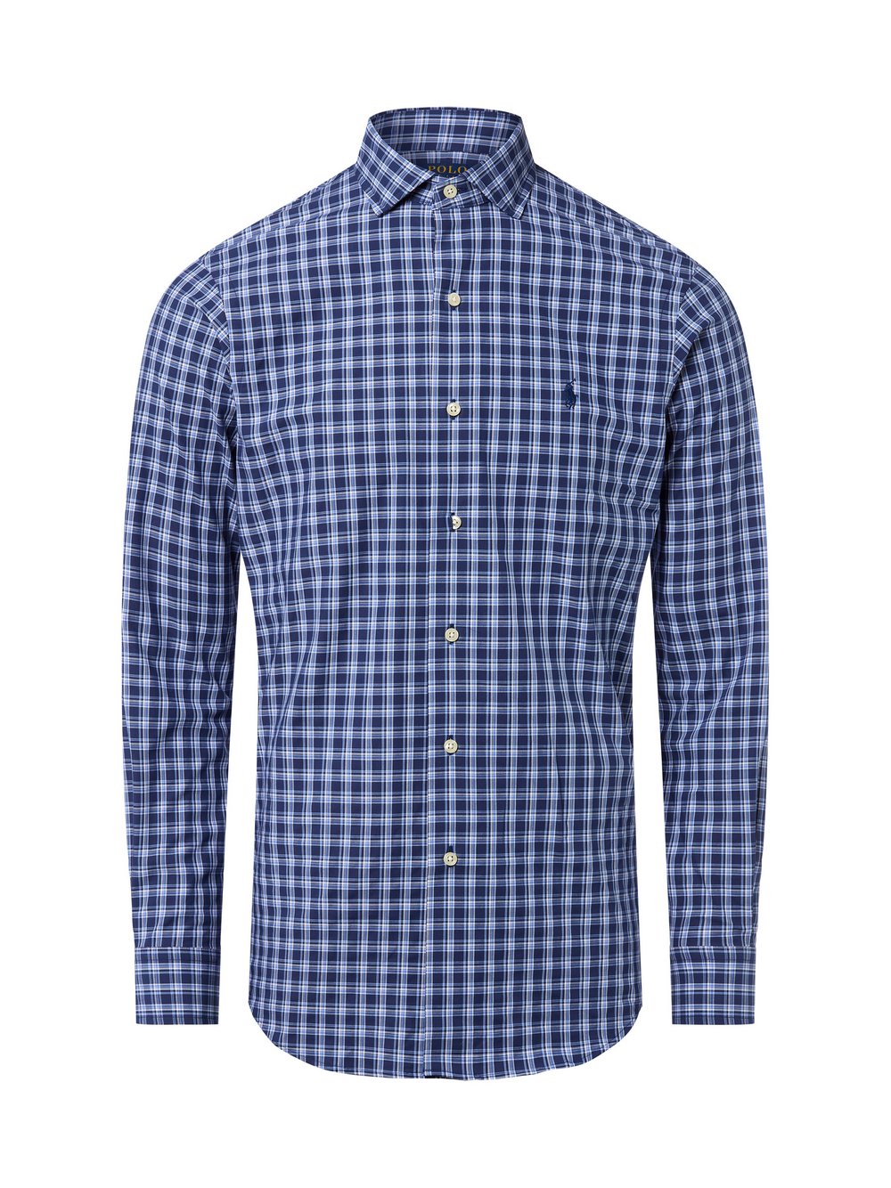 Polo Ralph Lauren Freizeithemd Herren Comfort Fit Baumwolle blau kariert, XXL