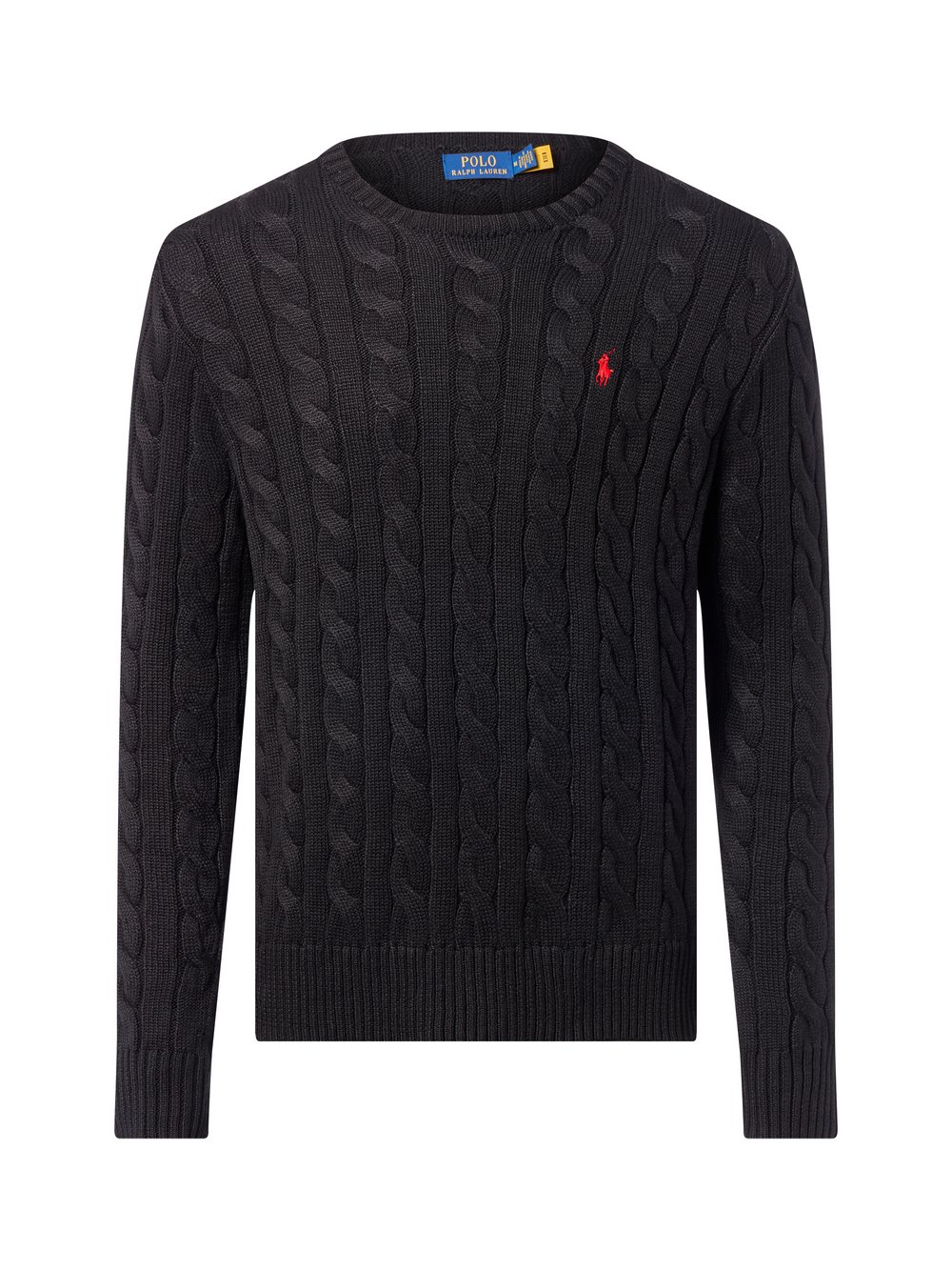 Thumbnail - Polo Ralph Lauren Strickpullover Herren Baumwolle schwarz, L