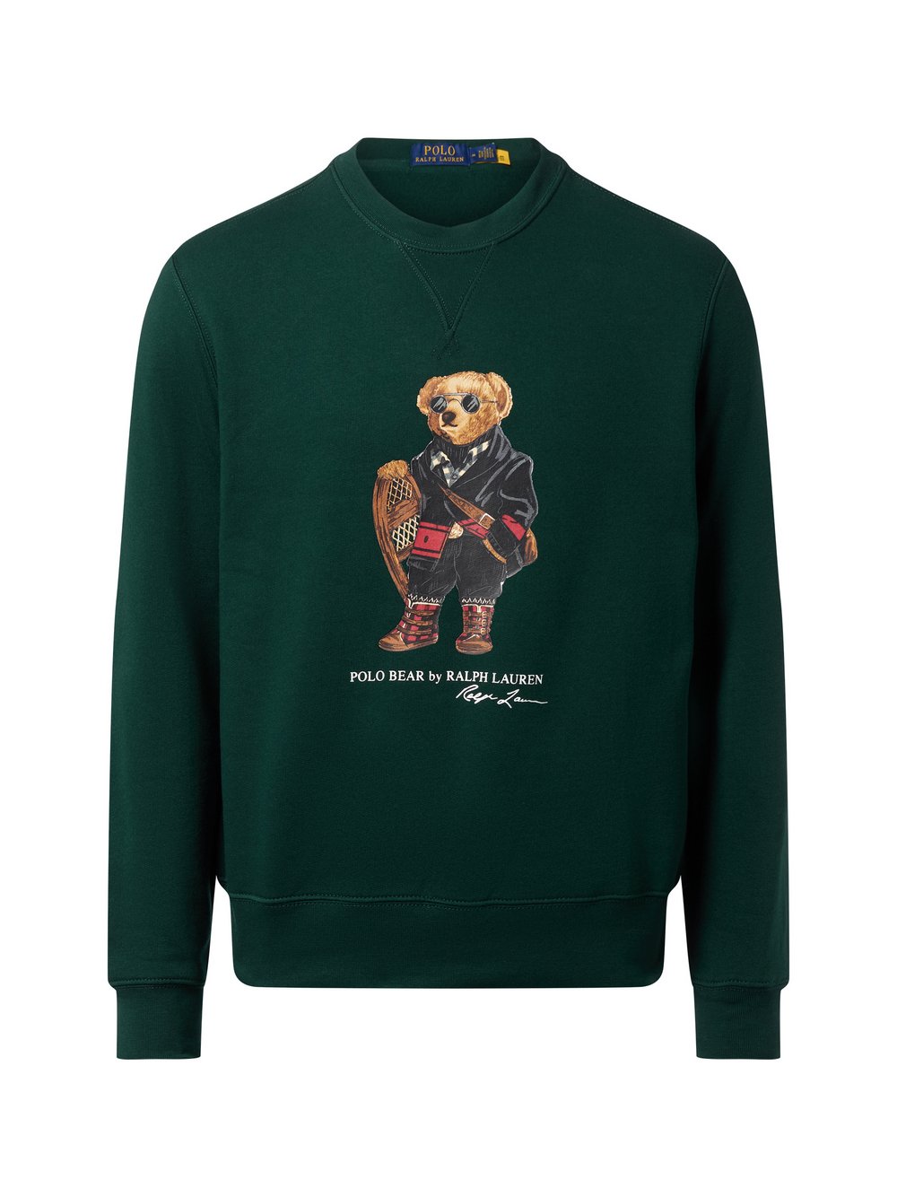 Polo Ralph Lauren Sweatshirt Herren Baumwolle grün bedruckt, XL