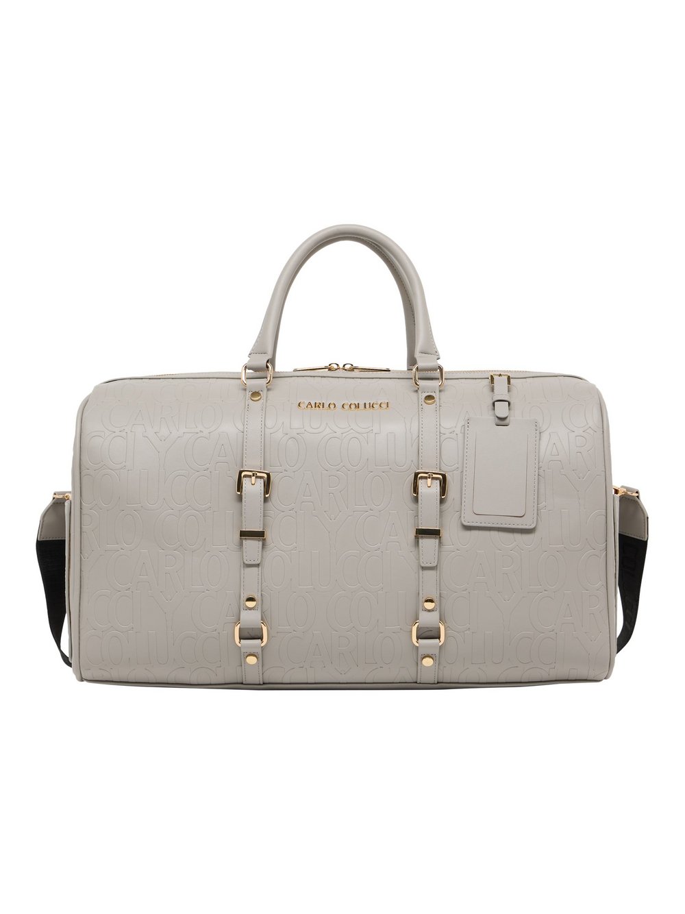Carlo Colucci Weekender  Damen Kunstleder grau bedruckt, ONE SIZE