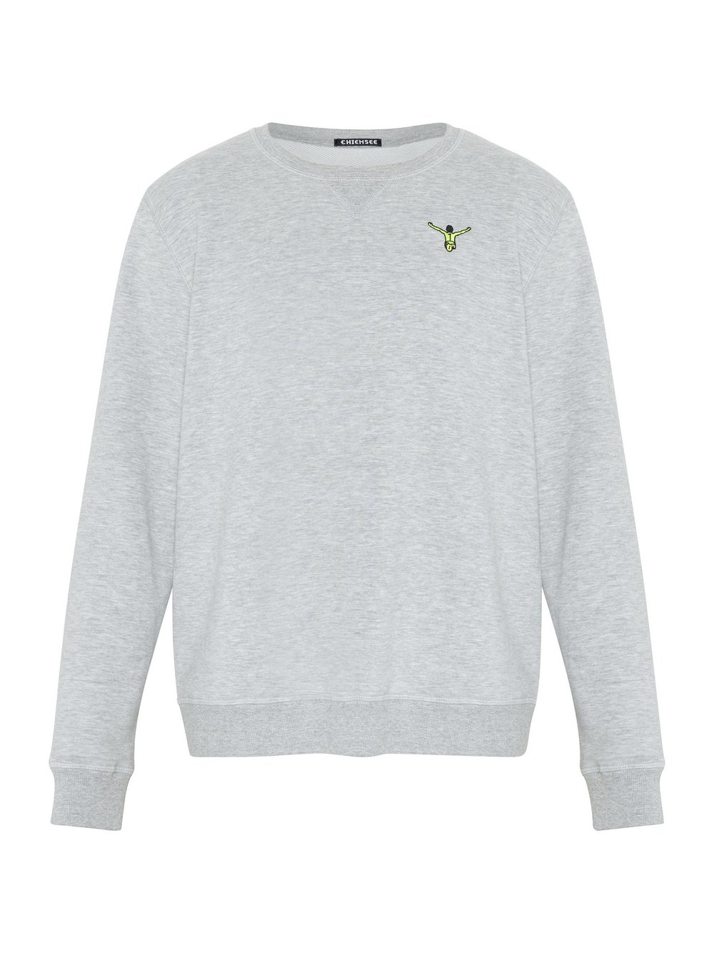 Chiemsee Sweatshirt Herren Baumwolle grau bedruckt, M