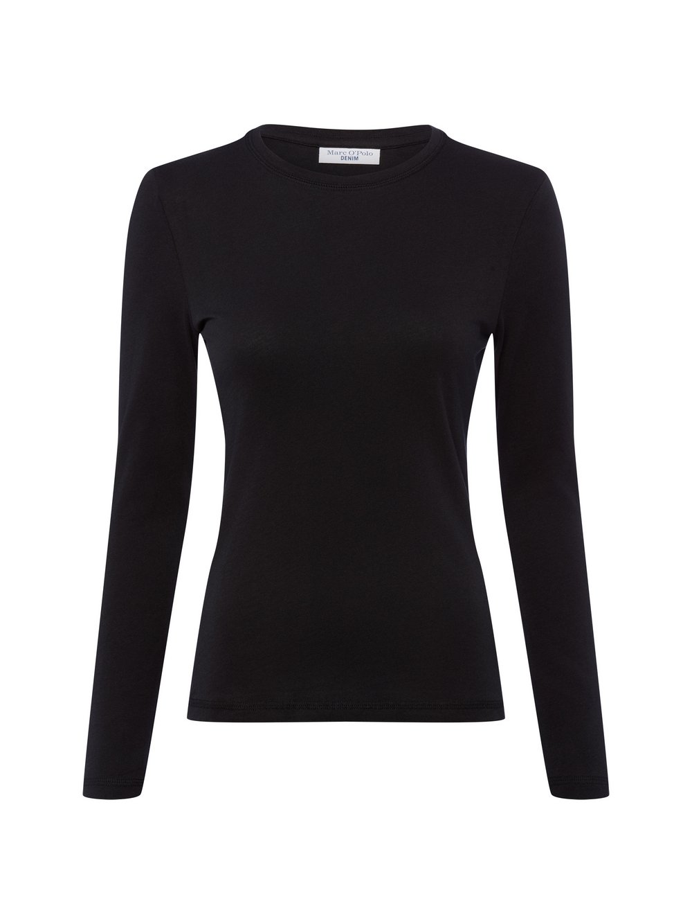 Thumbnail - Marc O'Polo Denim Langarmshirt Damen Baumwolle schwarz, L