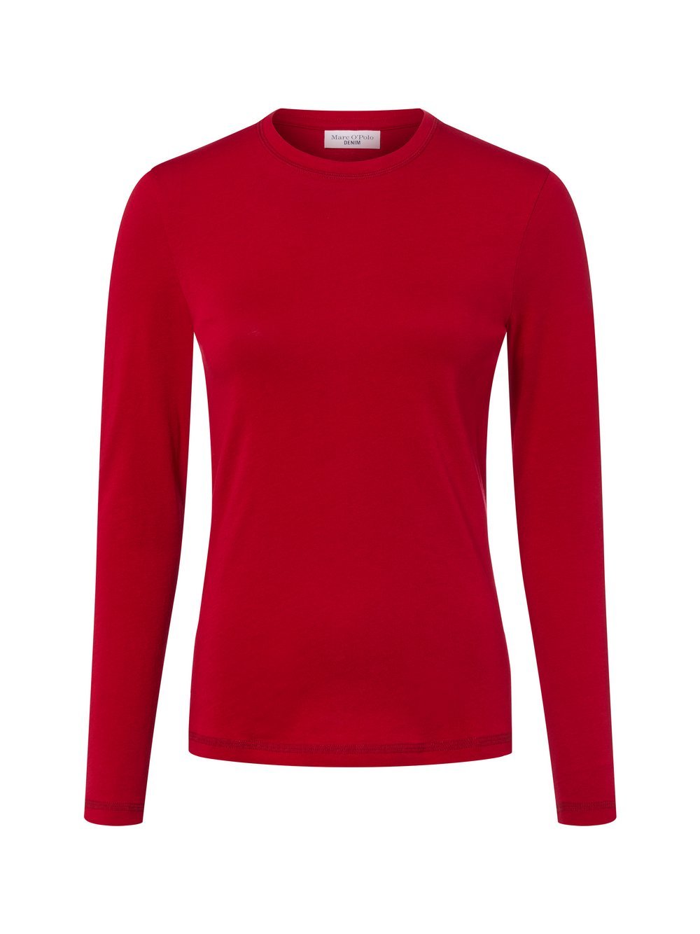 Thumbnail - Marc O'Polo Denim Langarmshirt Damen Baumwolle rot, S