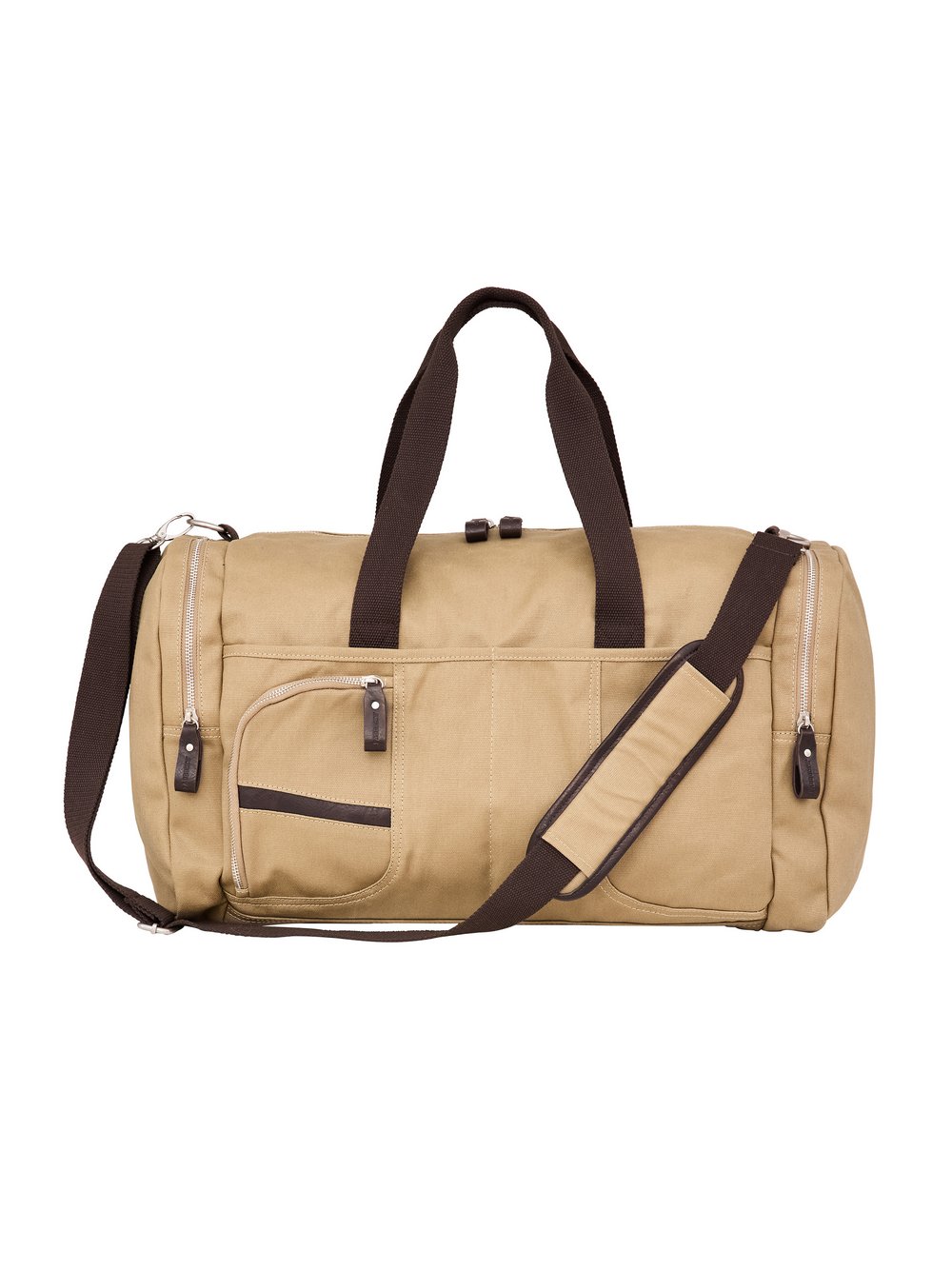 Thumbnail - Paddock`s Reisetasche Herren Baumwolle beige, ONE SIZE