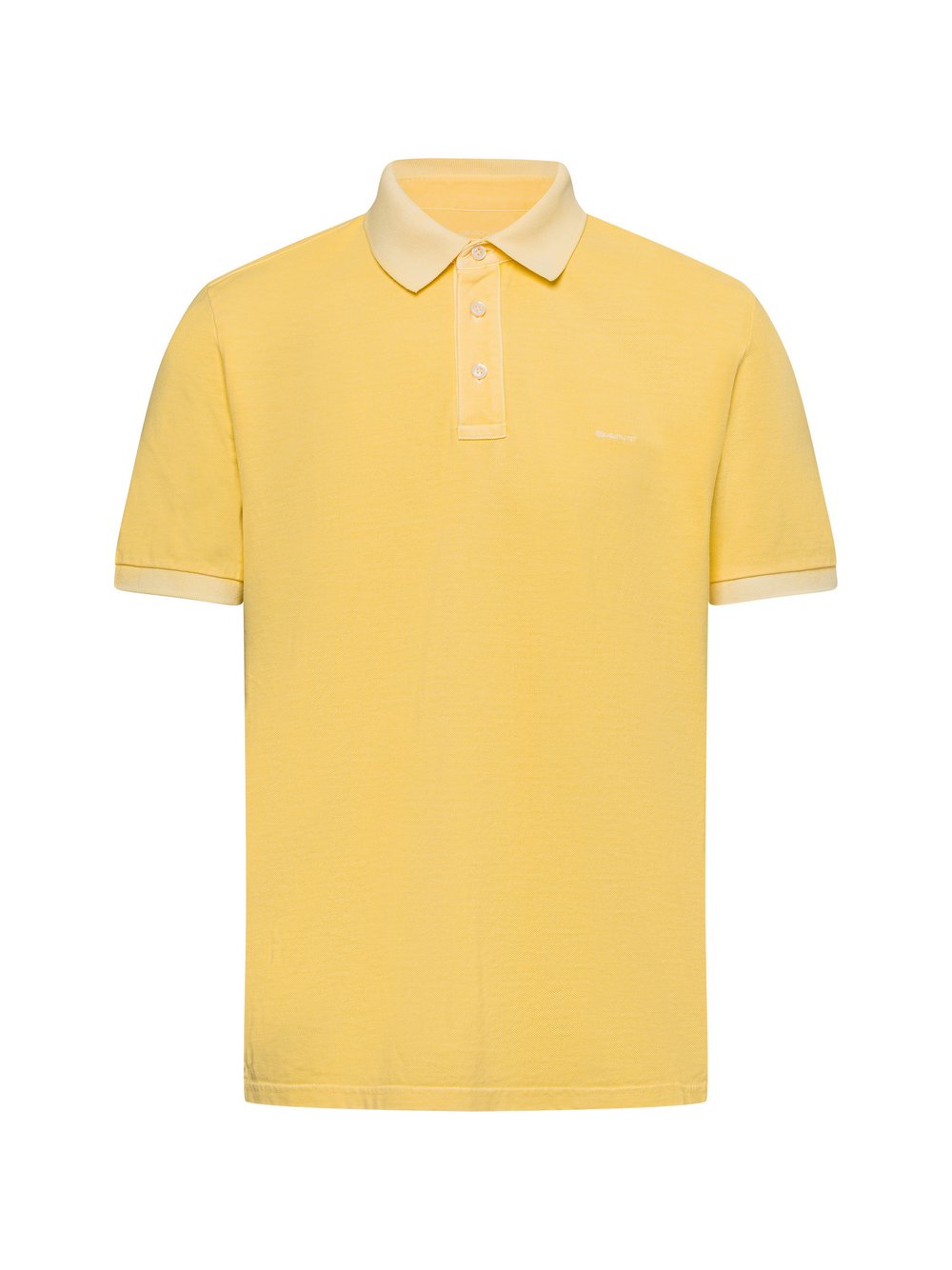 Gant Piqué-Poloshirt Herren Baumwolle gelb, M
