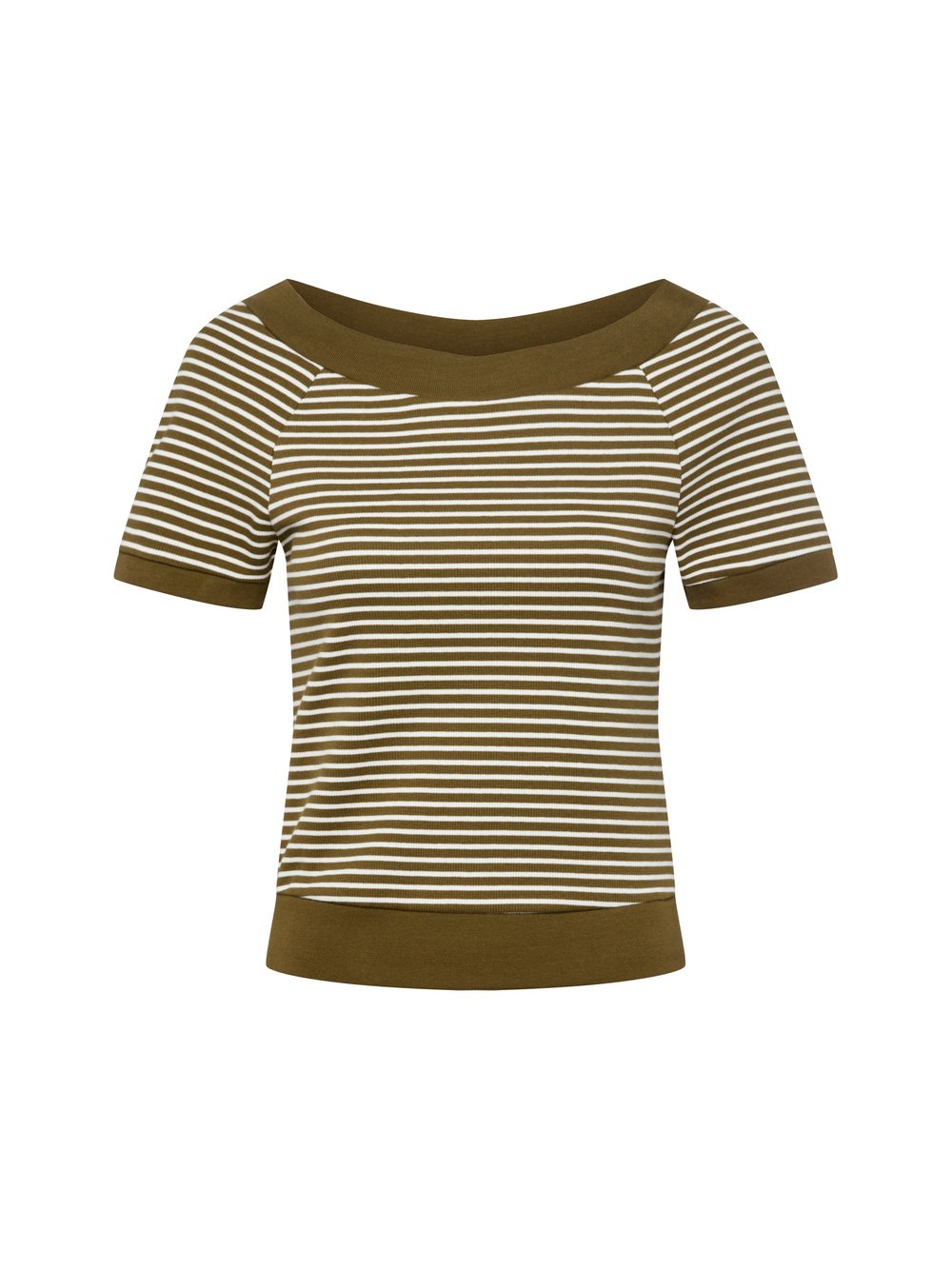 zero T-Shirt Damen Baumwolle mehrfarbig gestreift, 44