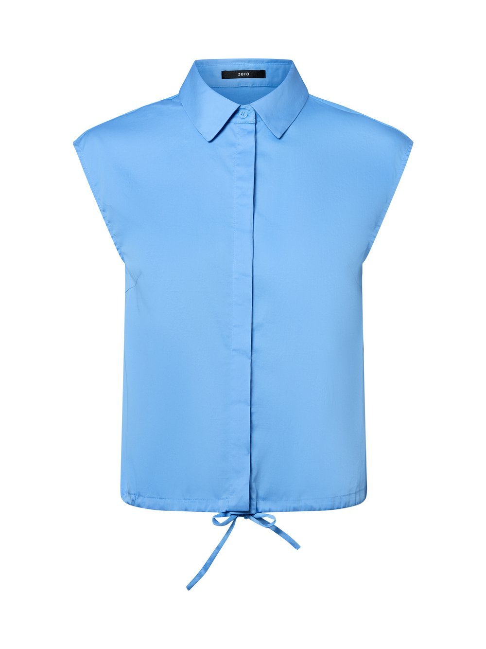 zero Blusentop Damen Baumwolle blau, 34
