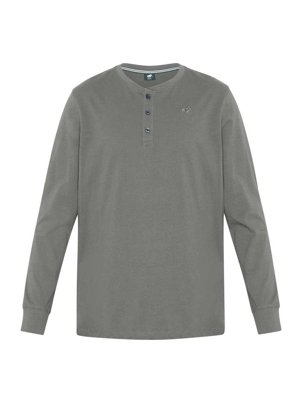 Polo Sylt Longsleeve Herren Baumwolle grün, S