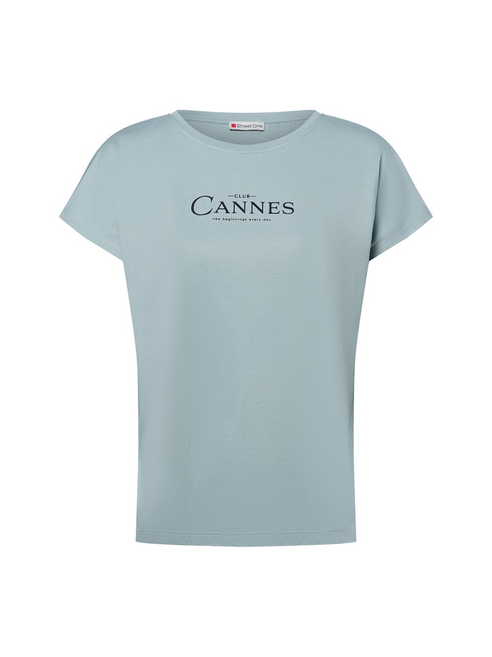 Thumbnail - Street One T-Shirt Damen Baumwolle grün, 44