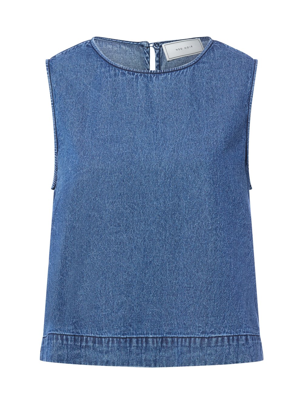 Neo Noir Blusentop Damen Bambus blau, 36