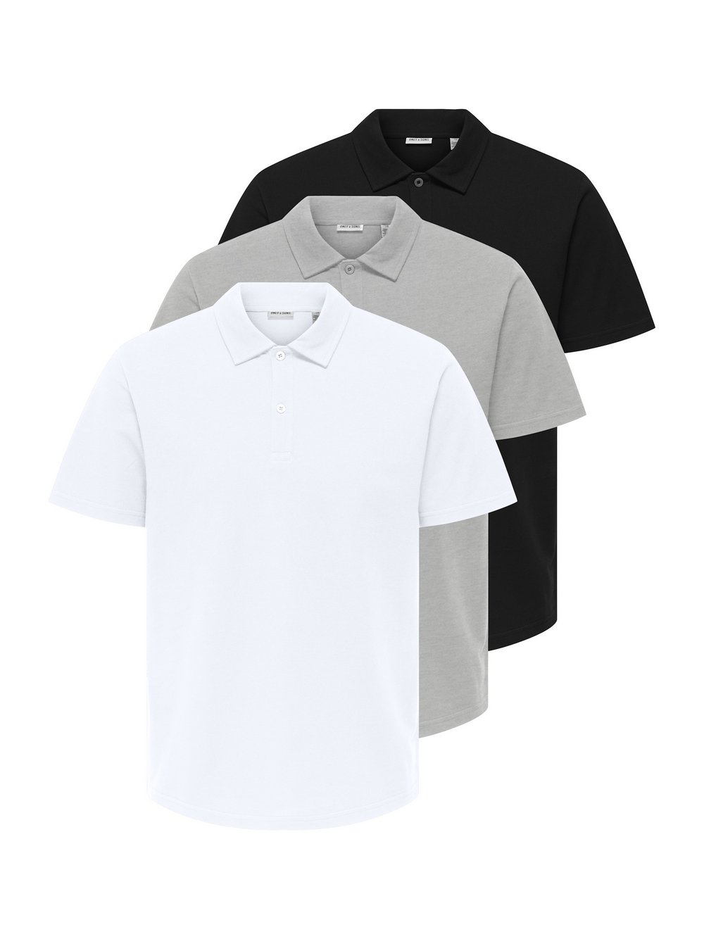 Only&Sons Poloshirt Herren Baumwolle mehrfarbig, L