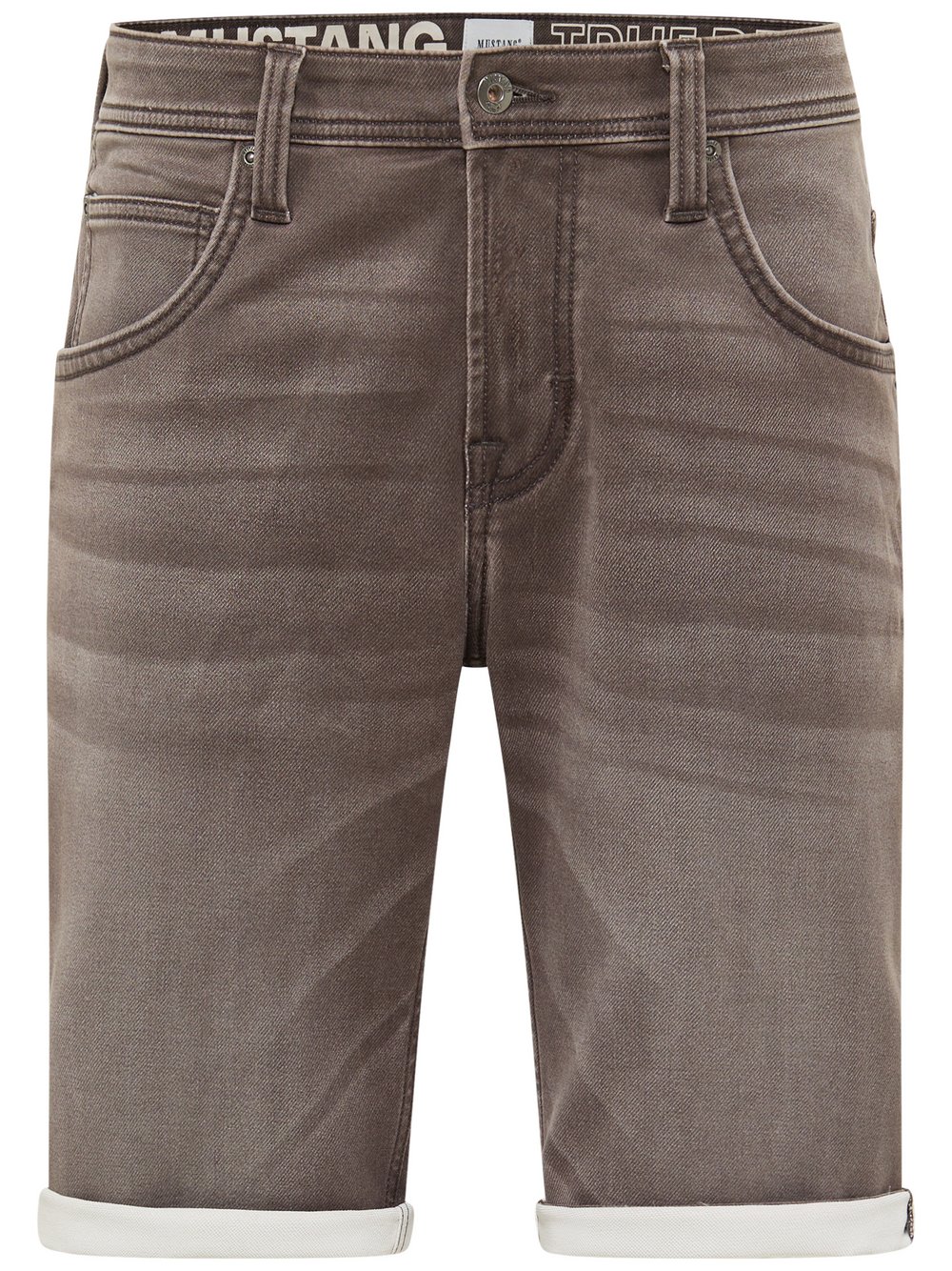 Mustang Jeans Shorts Herren Baumwolle braun, 30