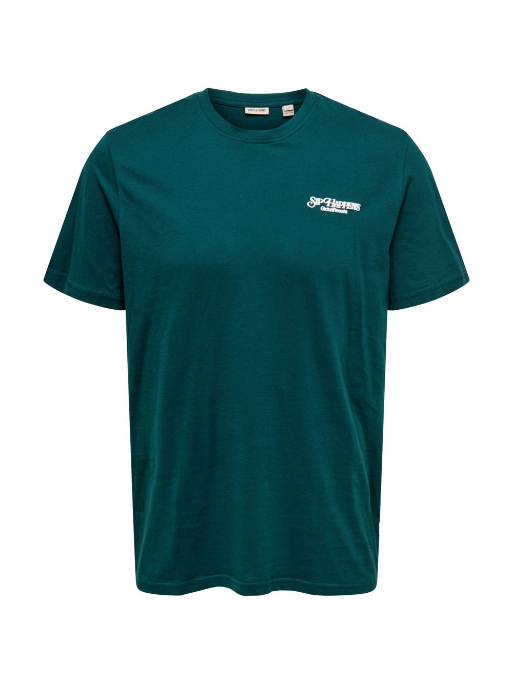 Thumbnail - Only&Sons T-Shirt Herren Baumwolle grün bedruckt, S